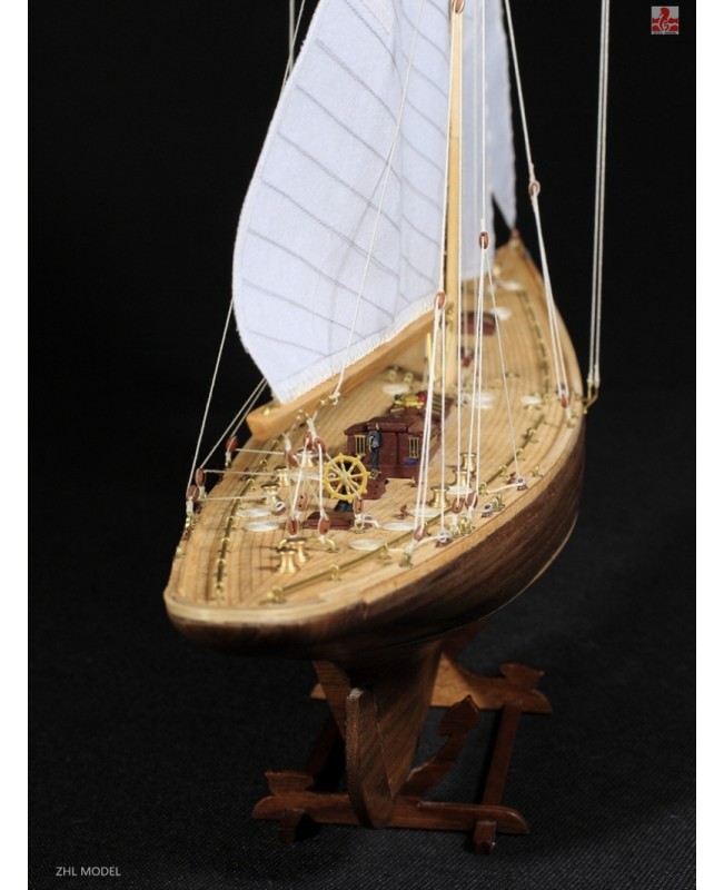 Endeavour 1934 America's Cup J class yacht wooden model ship kit 18" Sailboat