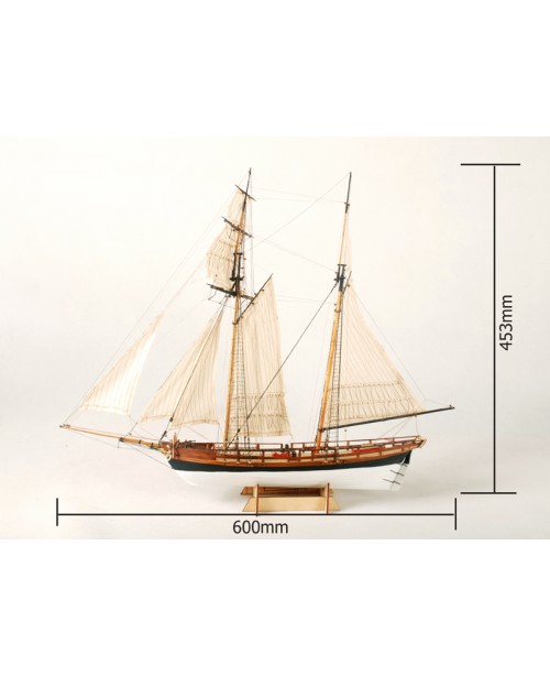 La Jacinthe Scale 1/65 23.6“ Wooden Ship Model K...