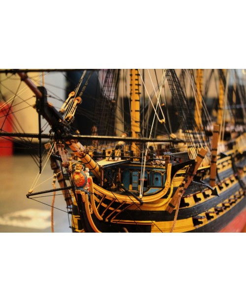 HMS Victory 1805 54.5" Scale 1/72 1385mm Wood...